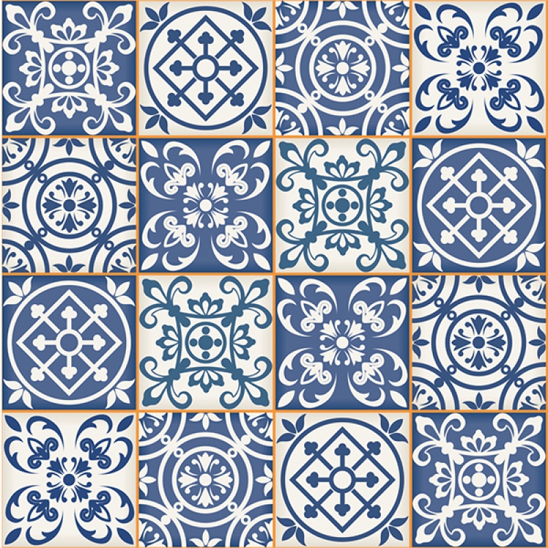 Küchenrückwand Traditionelle Kacheln