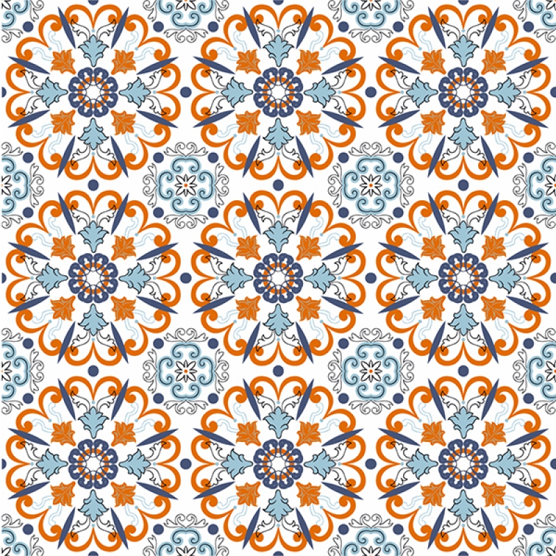 Küchenrückwand Ottoman Blumenkunst