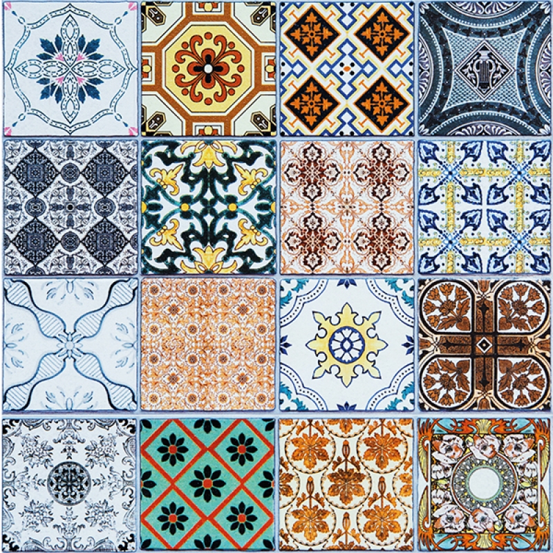 Küchenrückwand Mediterrane Fliesen