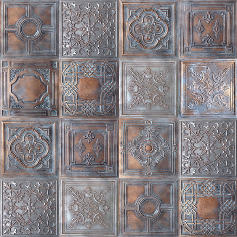 Küchenrückwand Historische Fliesen