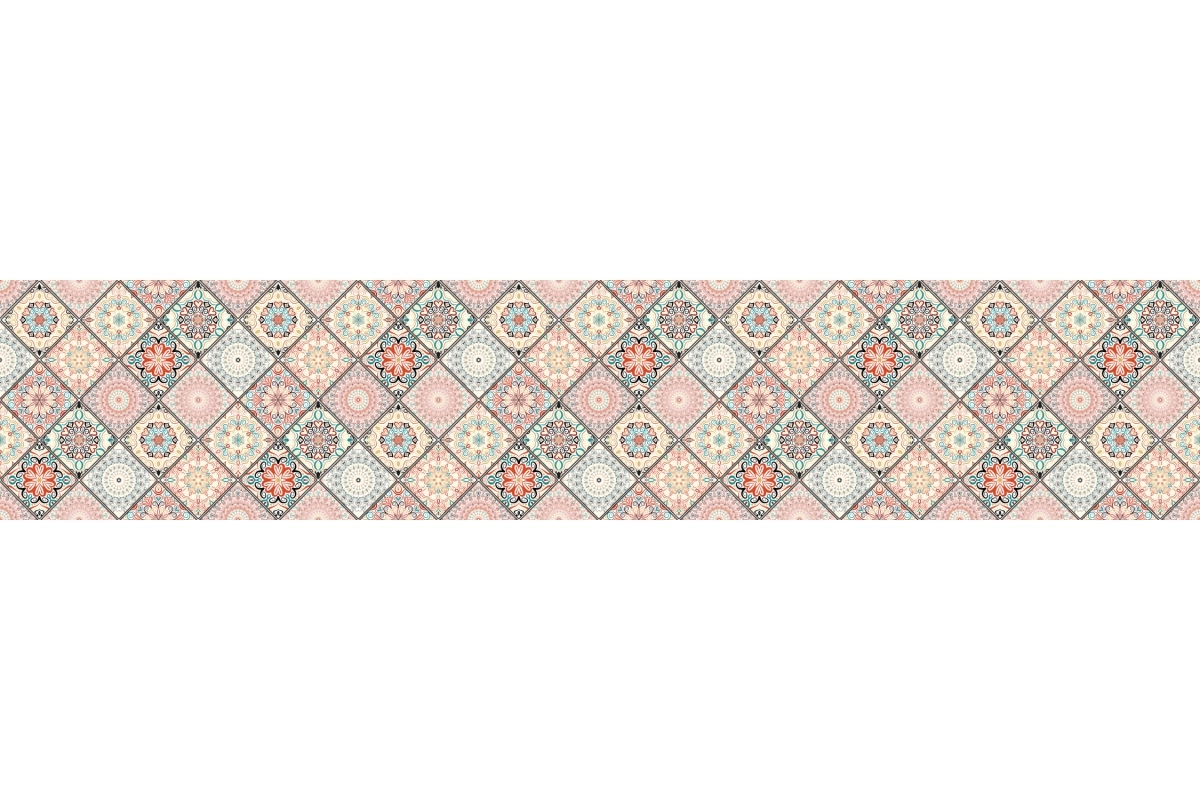 Küchenrückwand Acrylglas Patchwork Orient