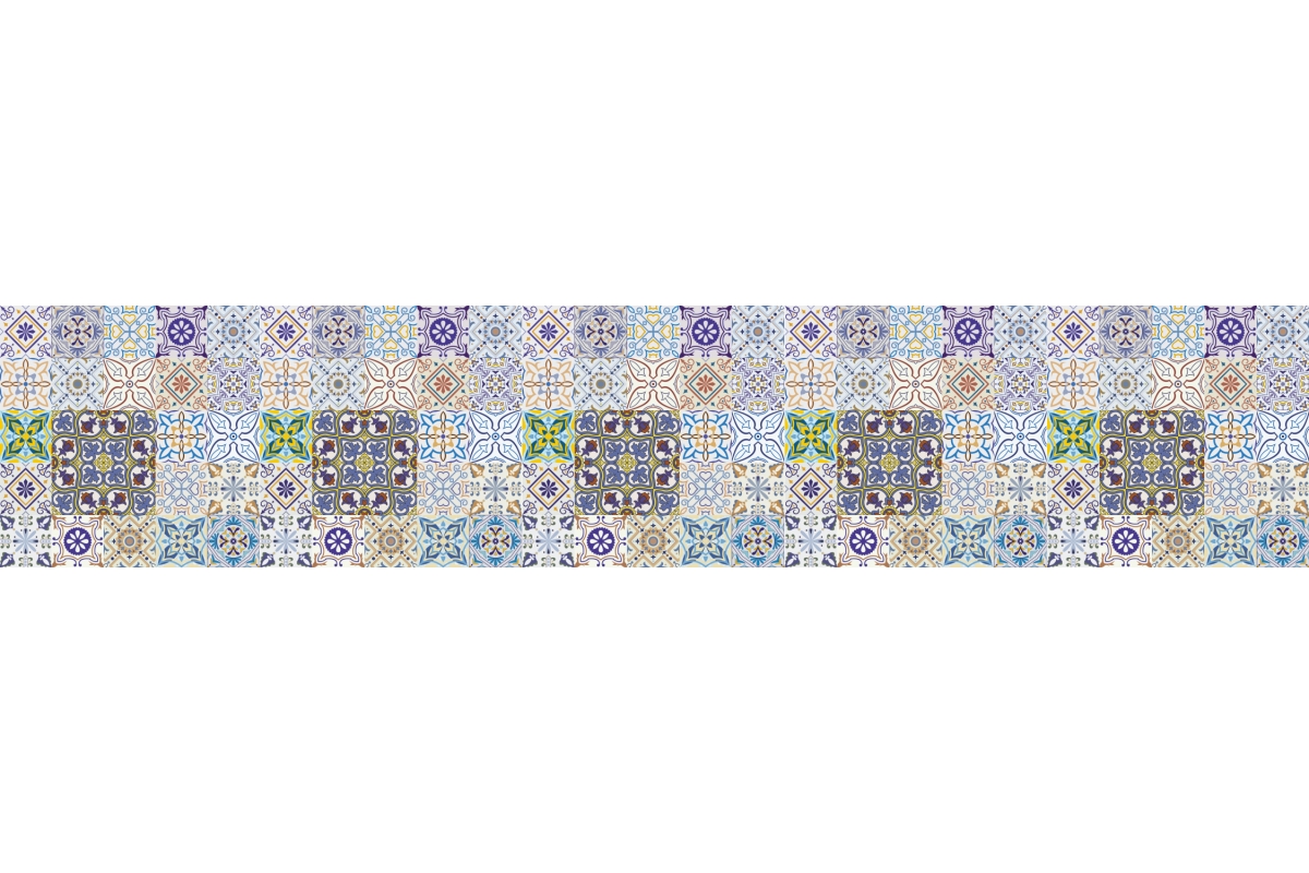 Küchenrückwand Acrylglas Patchwork Style