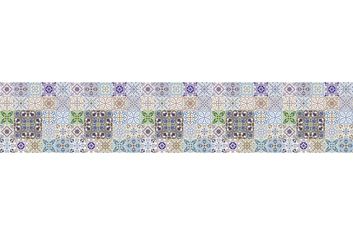 Küchenrückwand Acrylglas Patchwork Style