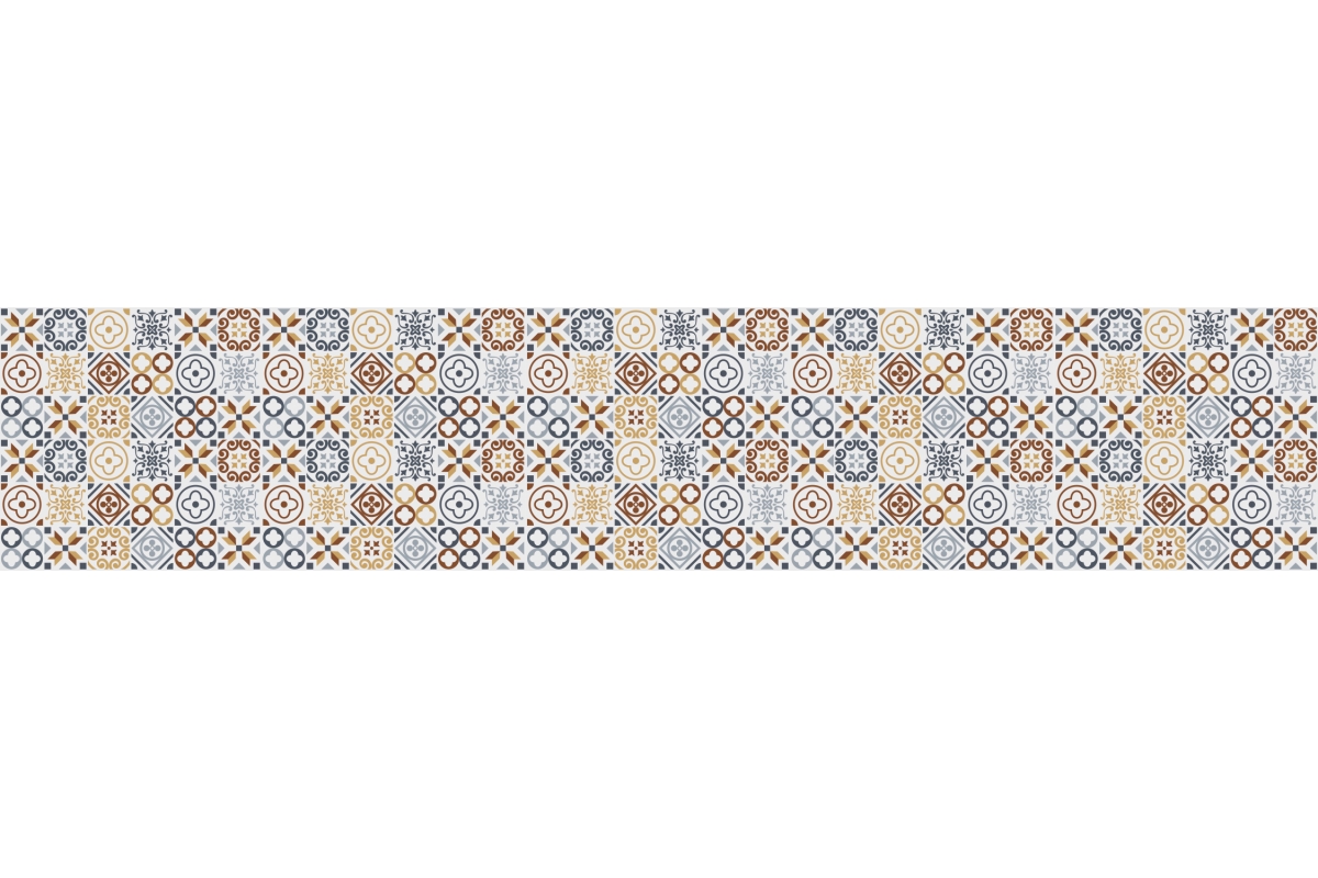 Küchenrückwand Karo Patchwork