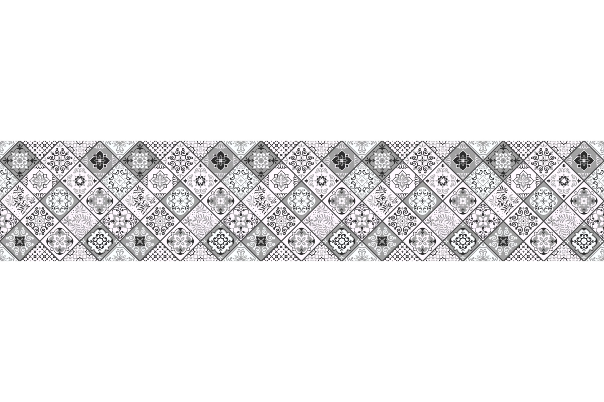 Küchenrückwand Acrylglas Patchwork Verzierung