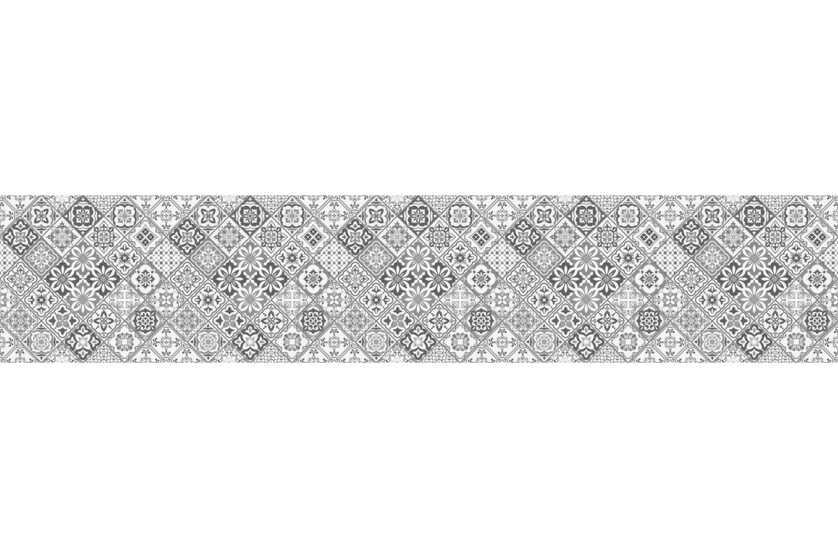Küchenrückwand Acrylglas Ornament Patchwork
