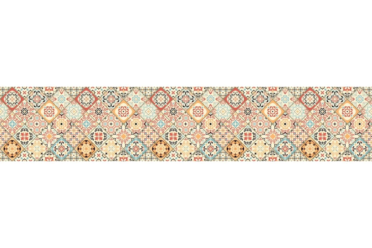 Küchenrückwand Acrylglas Traditionelle Patchwork