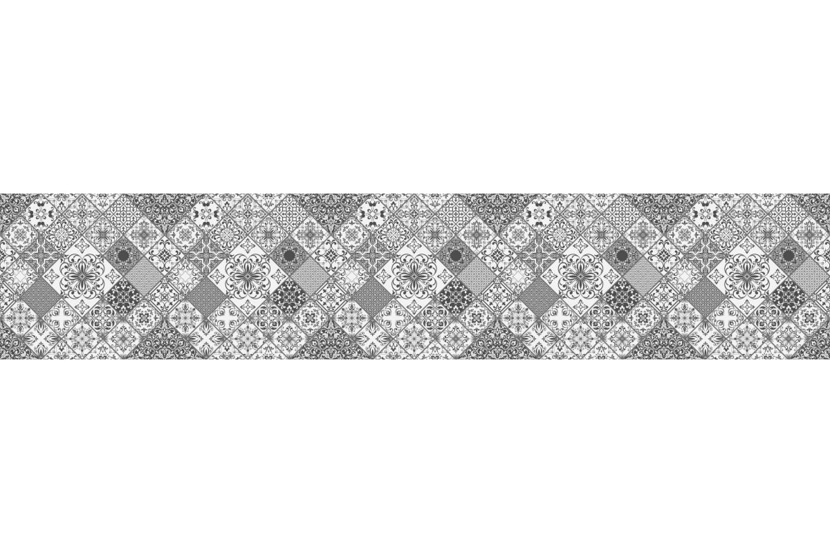 Küchenrückwand Acrylglas Vintage Patchwork