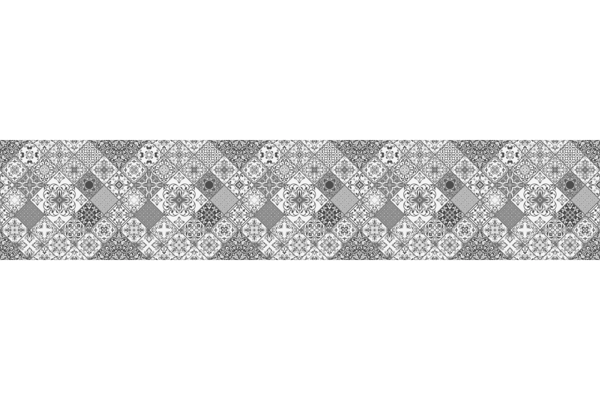 Küchenrückwand Acrylglas Vintage Patchwork
