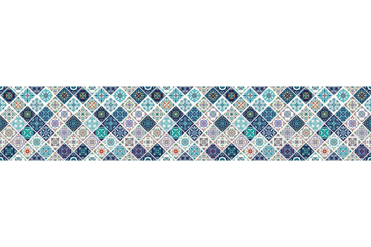 Küchenrückwand Acrylglas Spanish Style Patchwork