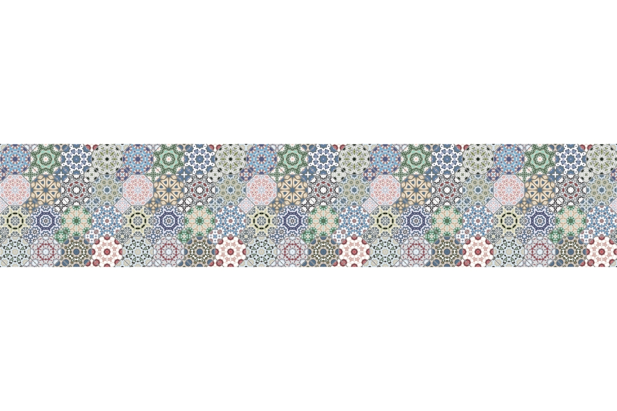 Küchenrückwand Patchwork Kunst