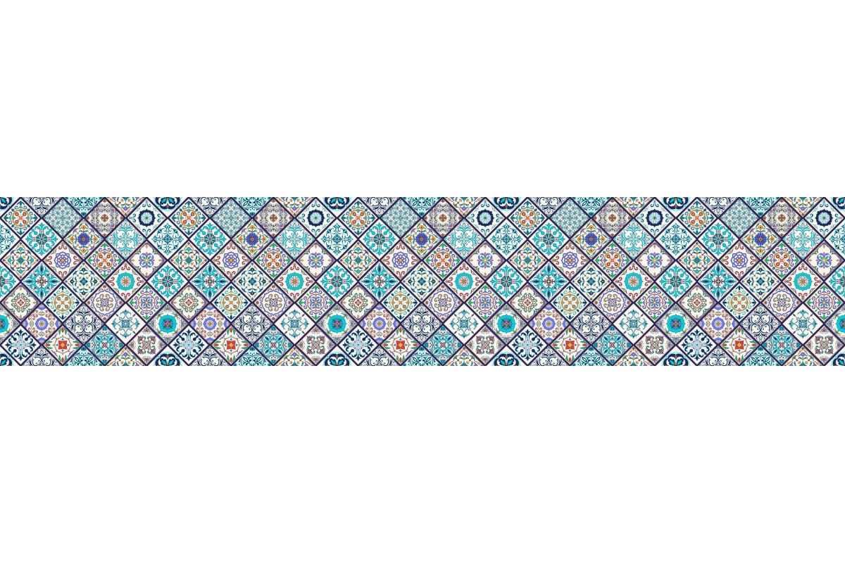 Küchenrückwand Multicolor Patchwork