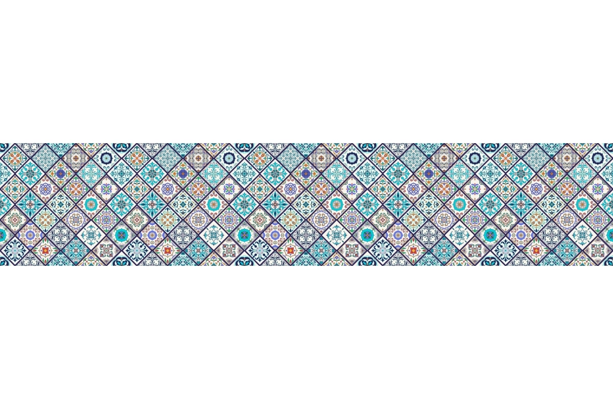 Küchenrückwand Aluverbund Multicolor Patchwork