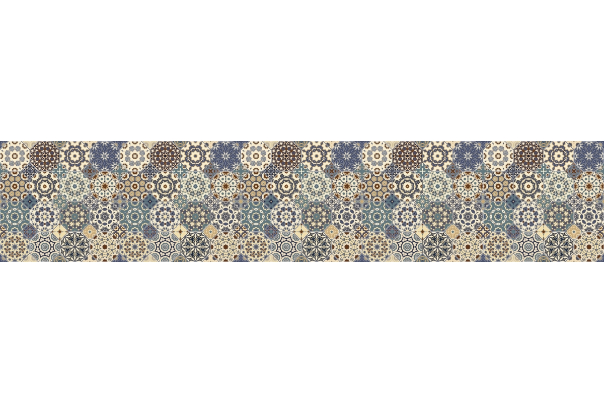 Küchenrückwand Ornamentalische Patchwork