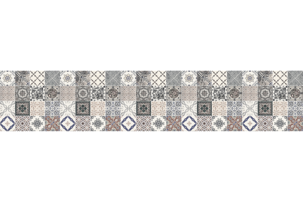 Küchenrückwand Vintage Patchwork