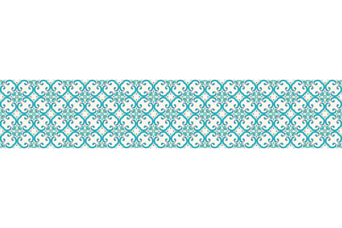 Küchenrückwand Osmanische Verzierung