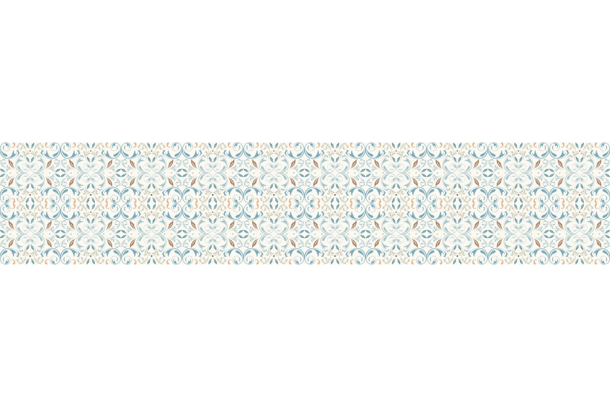 Küchenrückwand Acrylglas Florale Verzierung