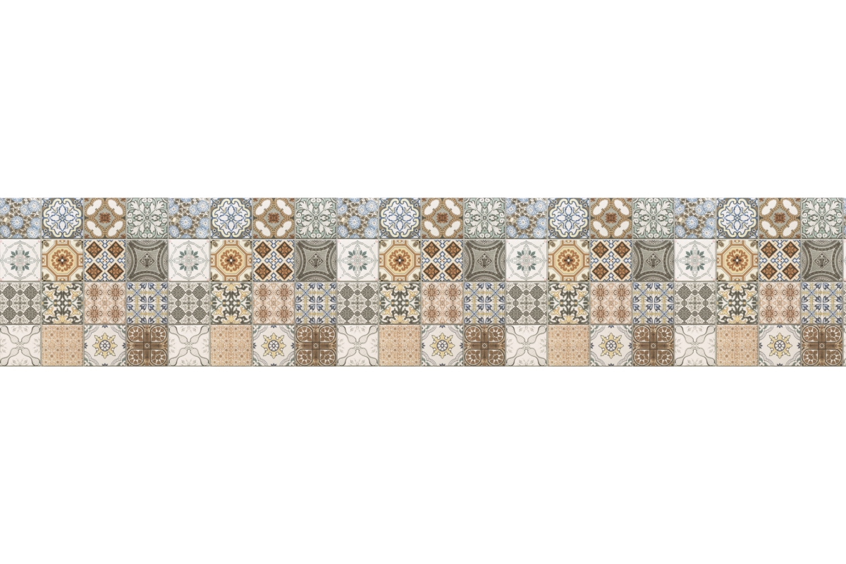 Küchenrückwand Antik Ornament Fliesen