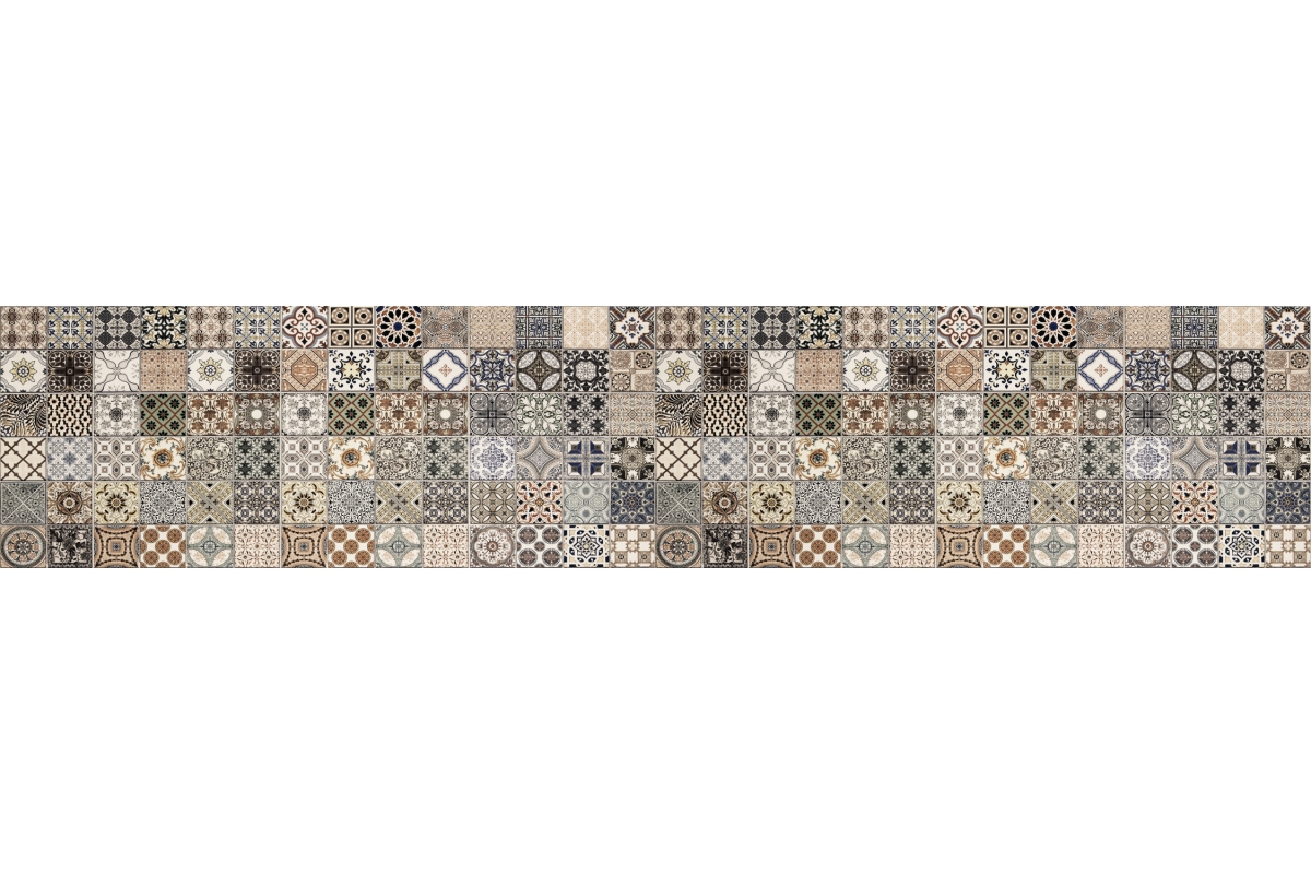 Küchenrückwand Antike Patchwork