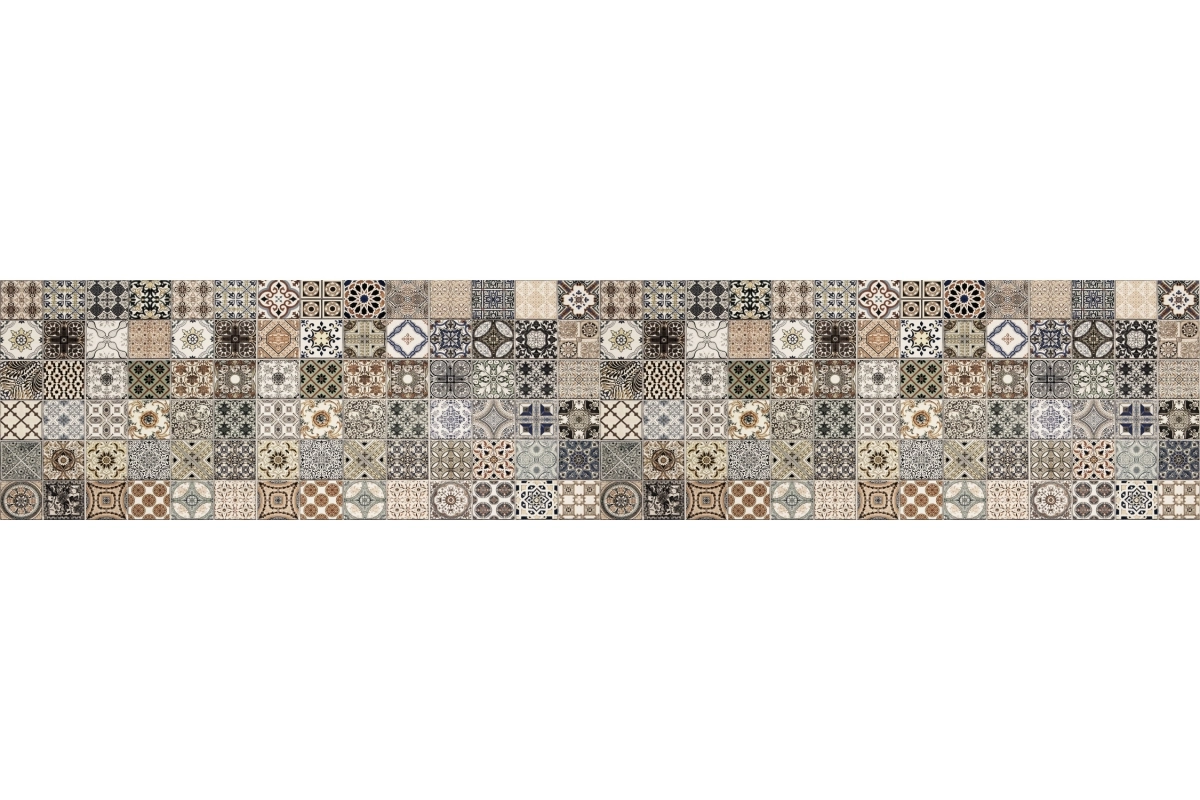 Küchenrückwand Acrylglas Antike Patchwork