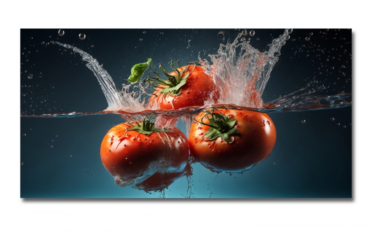 Spritzschutz Küche Tomaten Splash