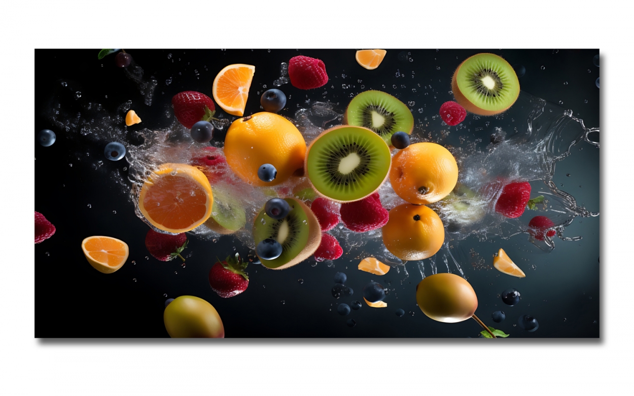 Spritzschutz Küche Acrylglas Tropische Früchte