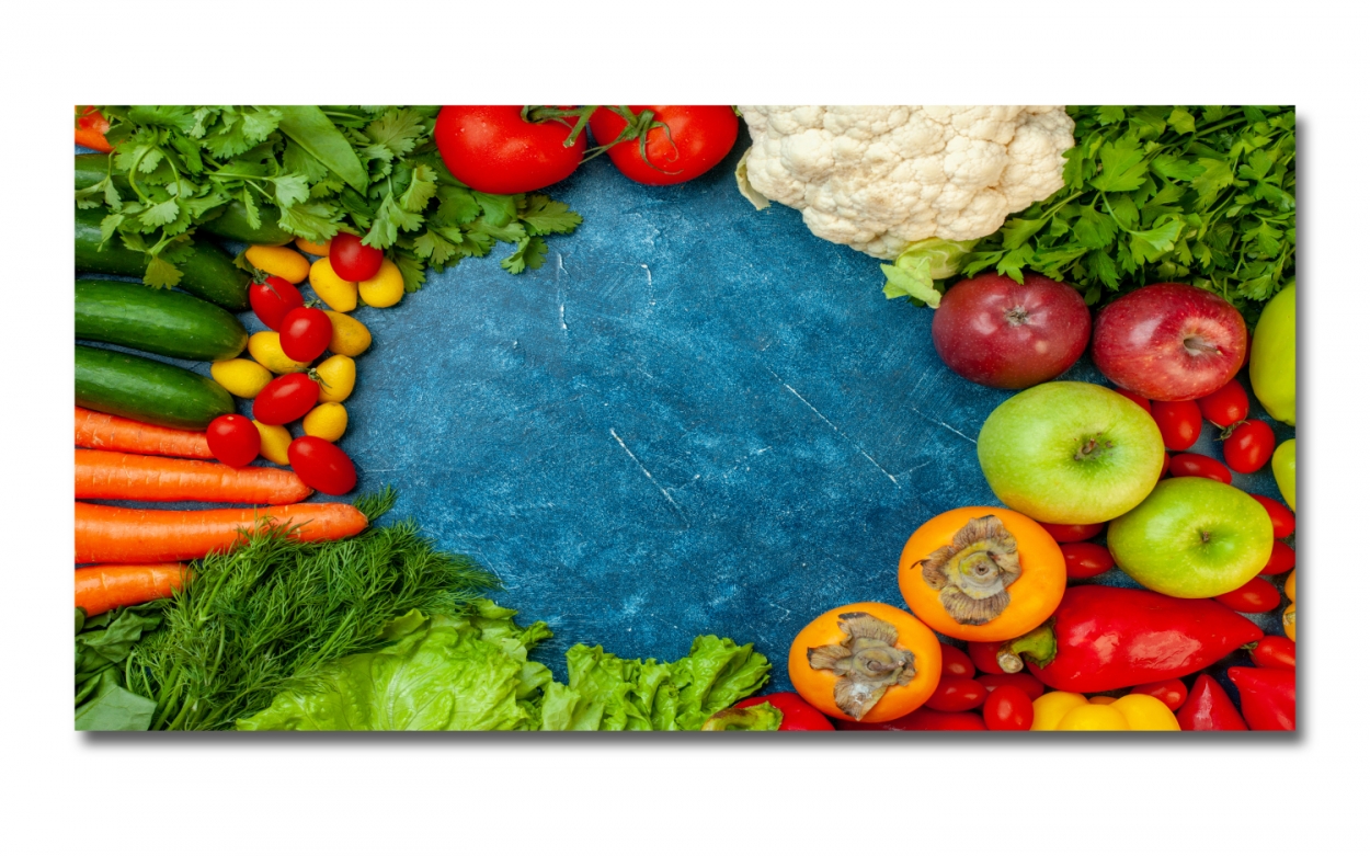 Spritzschutz Küche Acrylglas Gemüse