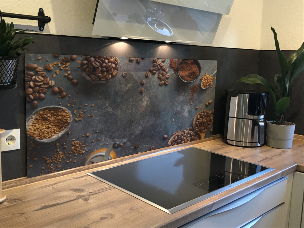 Spritzschutz Küche Acrylglas Vintage Kaffee