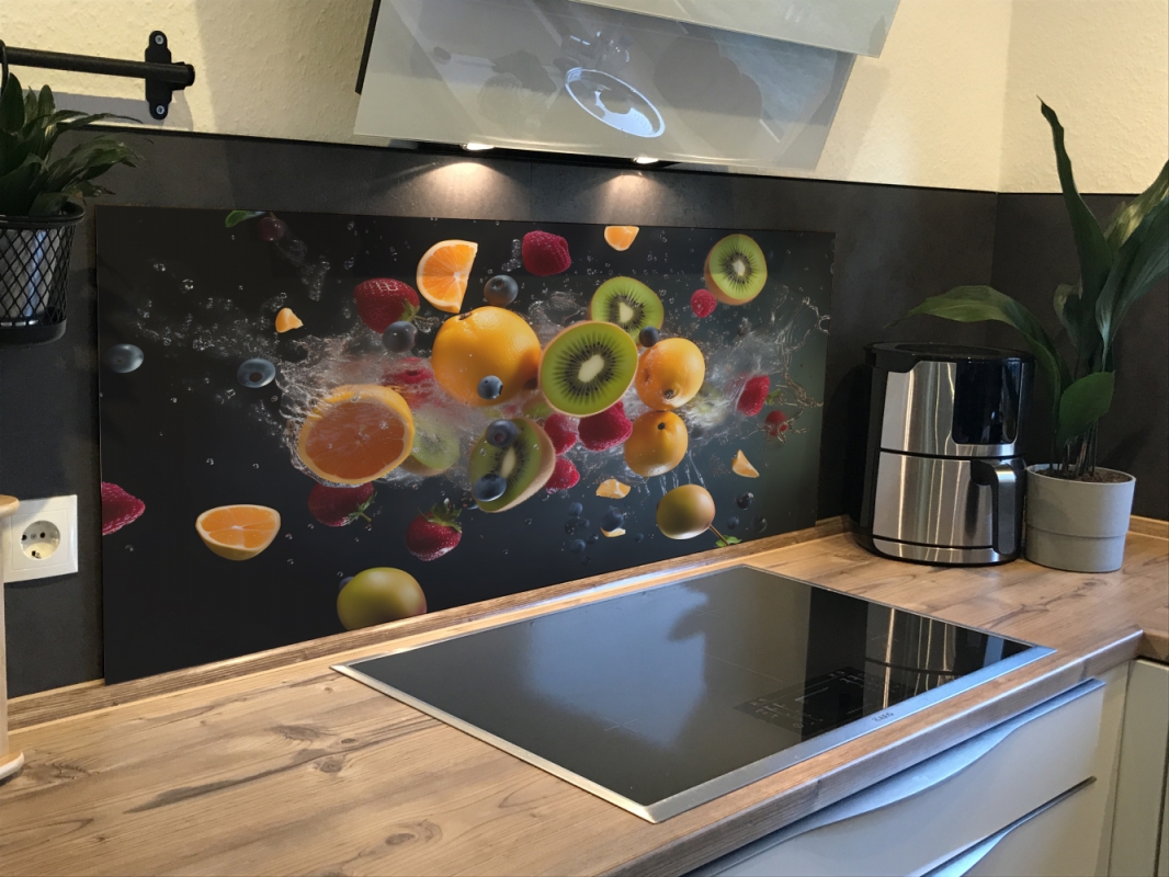 Spritzschutz Küche Acrylglas Tropische Früchte