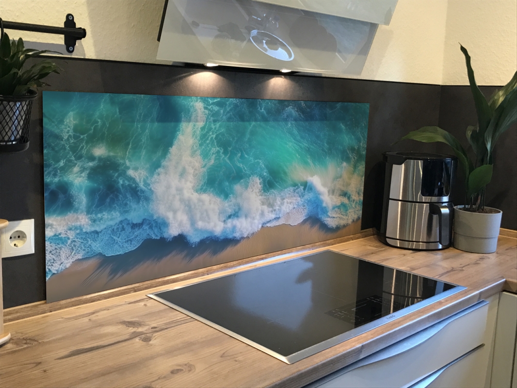 Spritzschutz Küche Acrylglas Ozean
