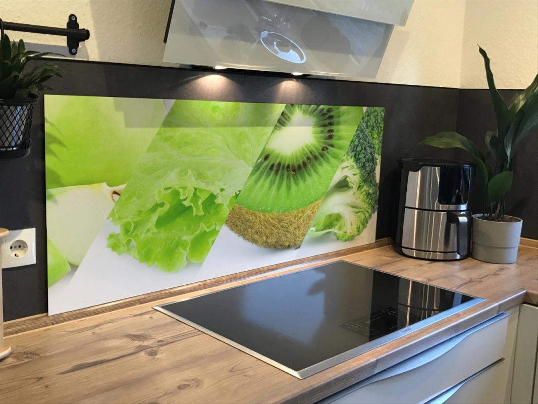 Spritzschutz Küche Hartschaumplatte Grüne Obst Gemüse