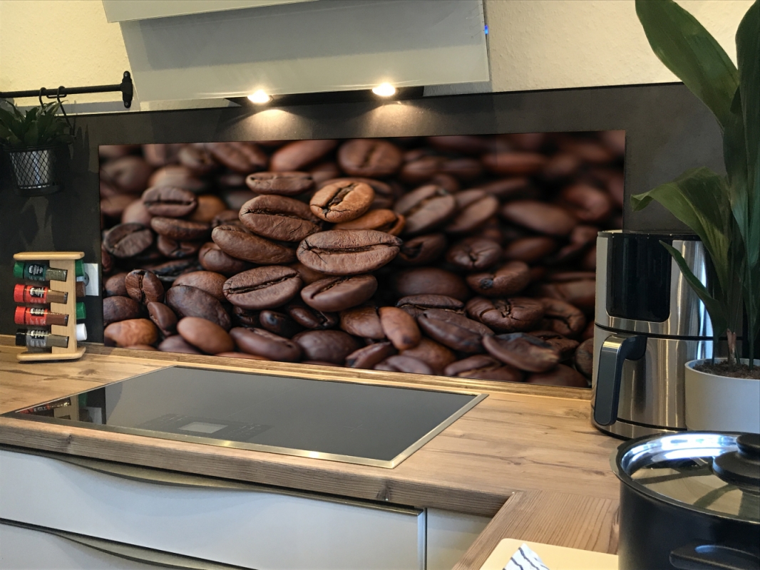 Spritzschutz Küche Acrylglas Kaffeebohnen