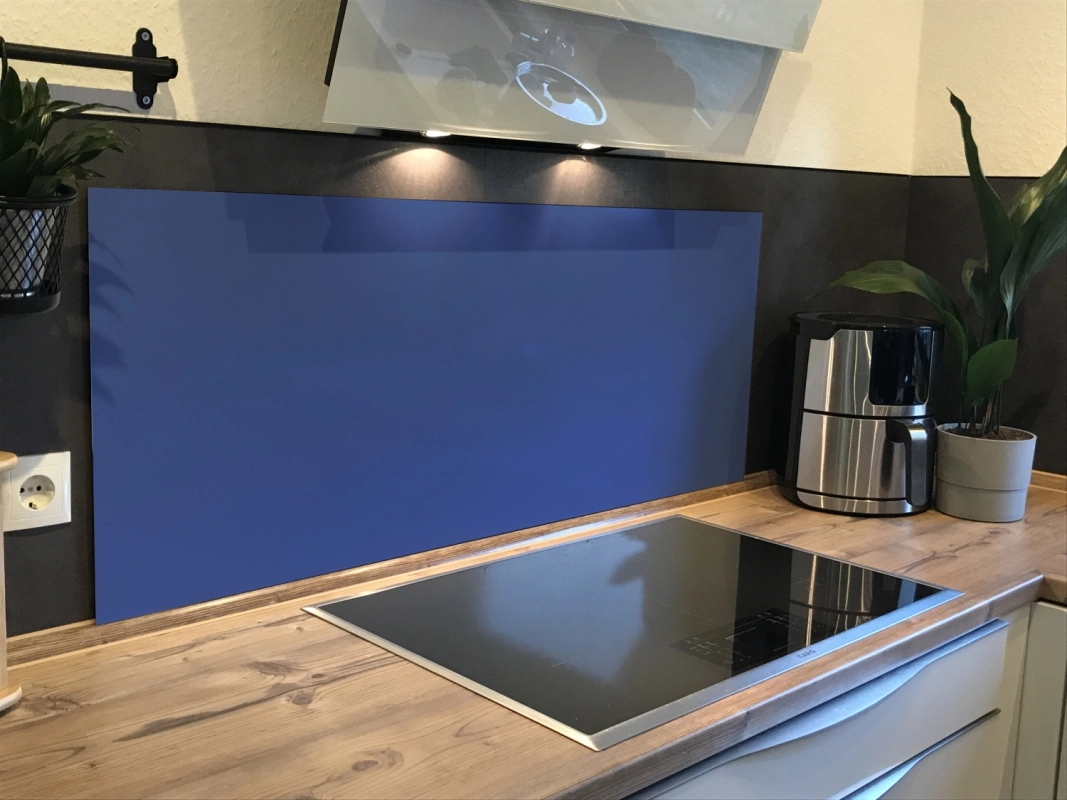 Spritzschutz Küche Acrylglas Einfarbig Mitternachtsblau