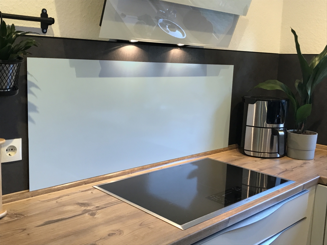 Spritzschutz Küche Acrylglas Einfarbig Helles Schiefergrau