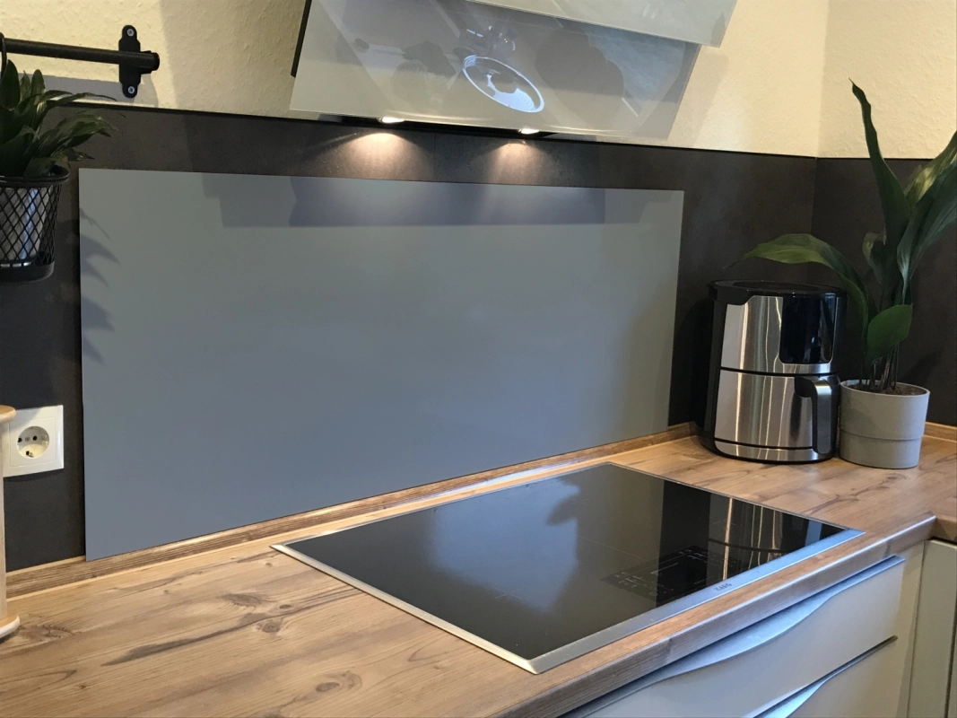 Spritzschutz Küche Acrylglas Einfarbig Dunkles Schiefergrau