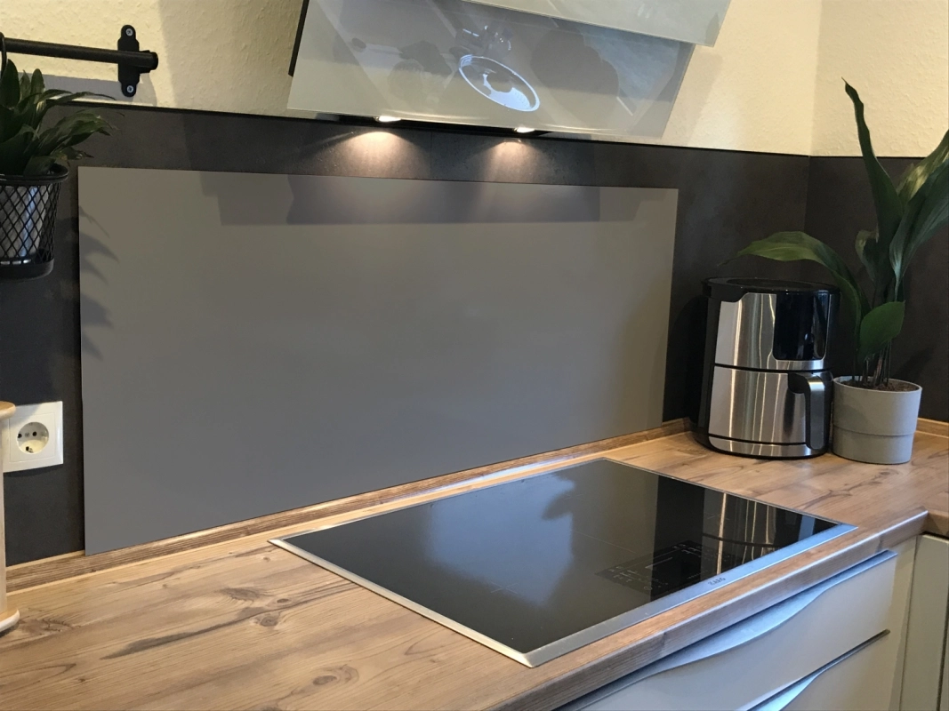 Spritzschutz Küche Acrylglas Einfarbig Steingrau