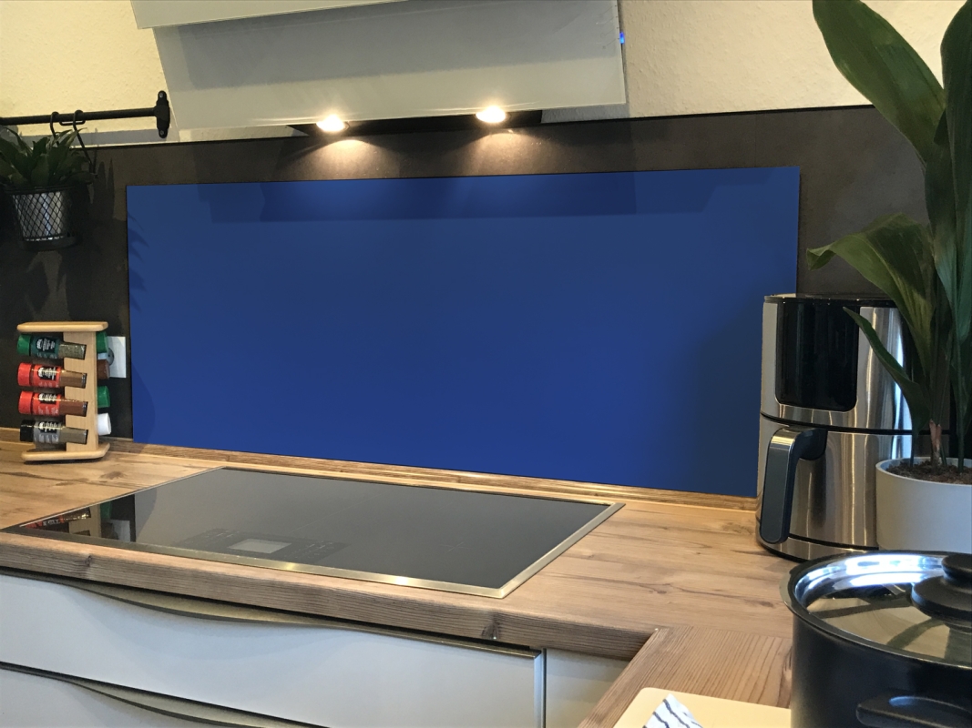 Spritzschutz Küche Acrylglas Einfarbig Marineblau