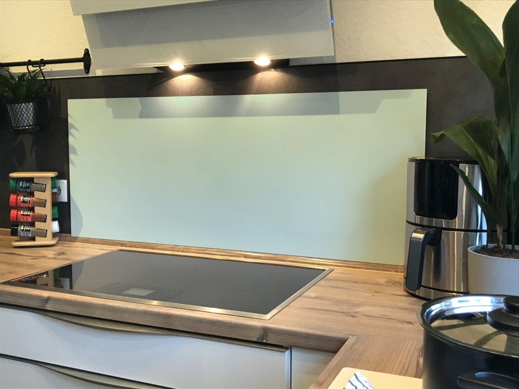 Spritzschutz Küche Acrylglas Einfarbig Cyanblau