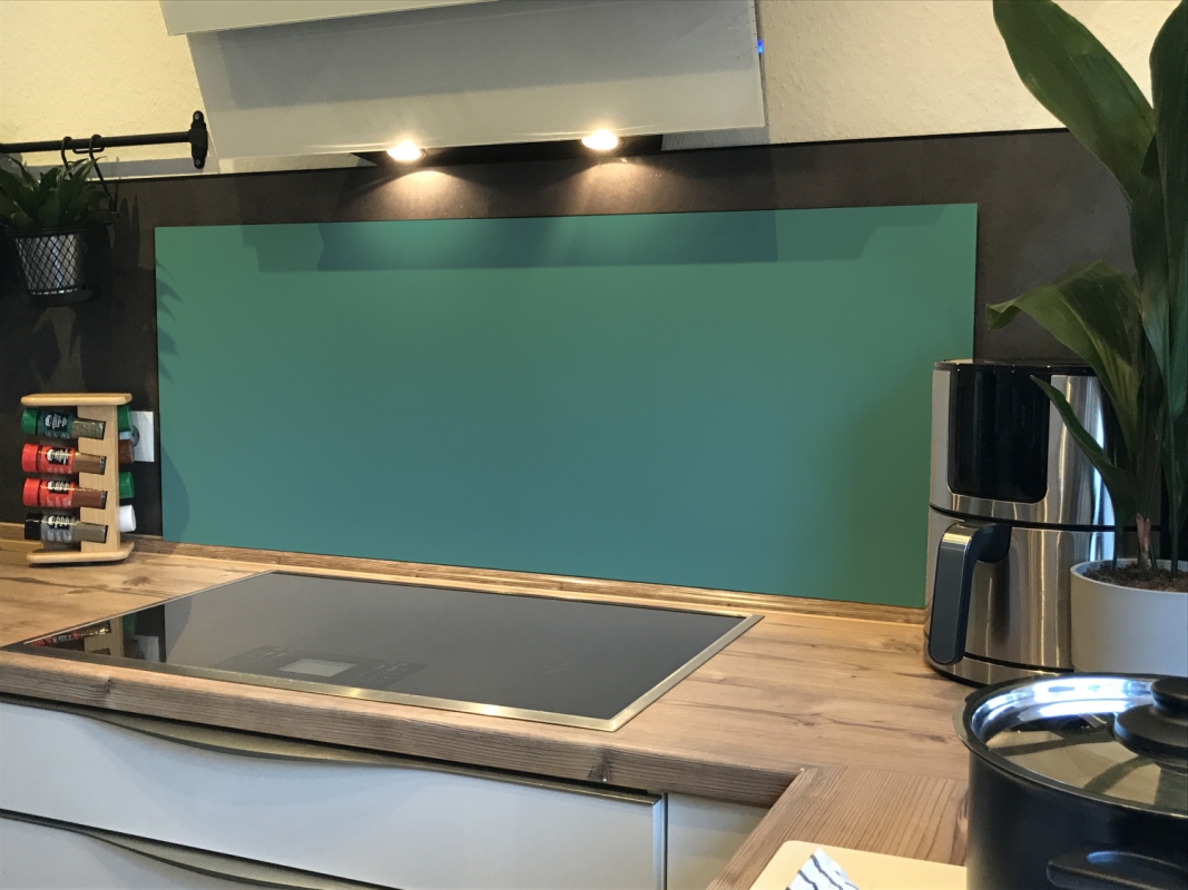 Spritzschutz Küche Acrylglas Einfarbig Jade