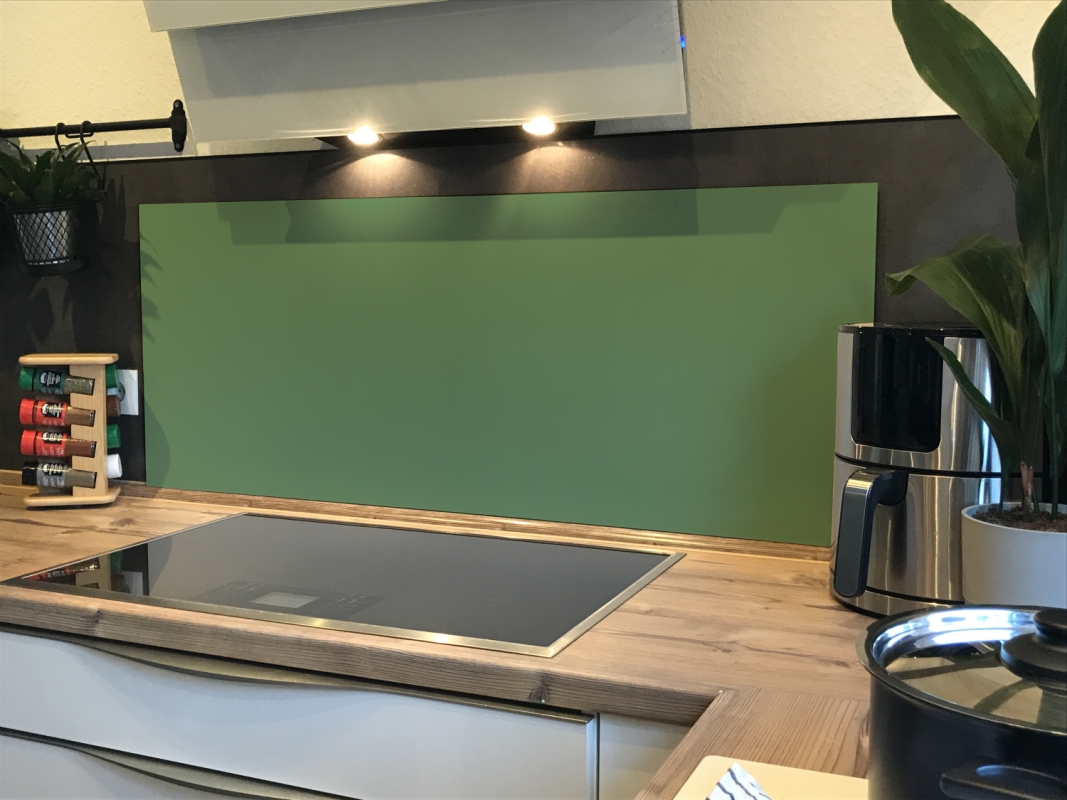 Spritzschutz Küche Acrylglas Einfarbig Seladongrün