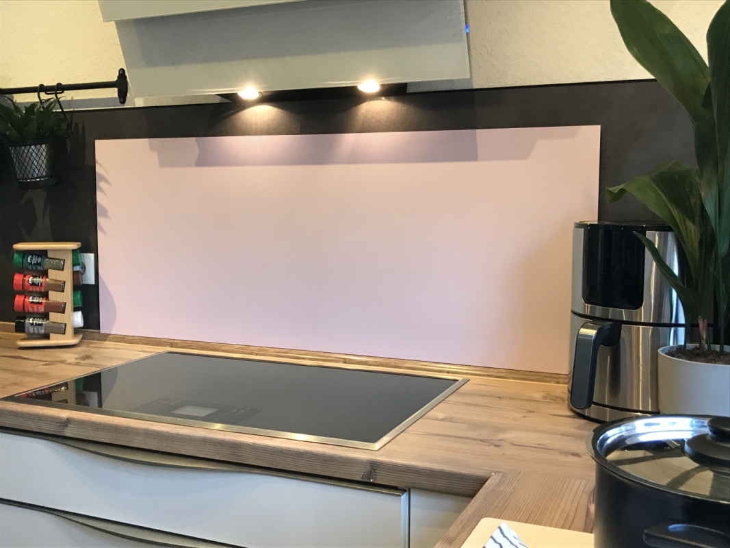 Spritzschutz Küche Einfarbig Rosa