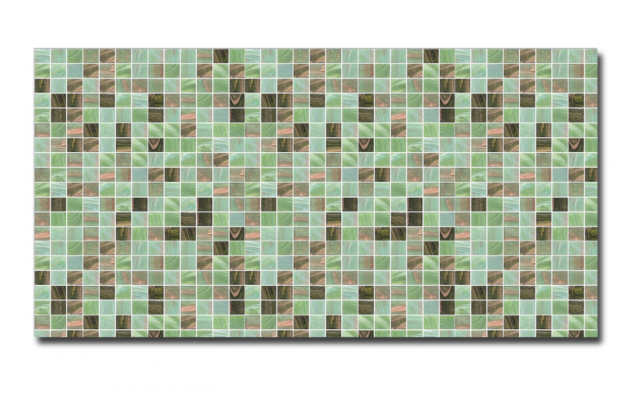 Spritzschutz Küche Glasmosaik Grün