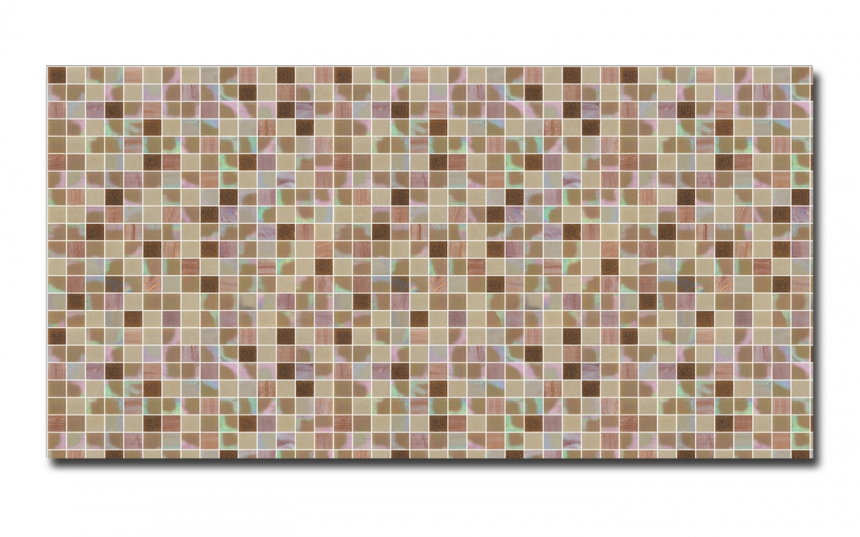 Spritzschutz Küche Glasmosaik Braun