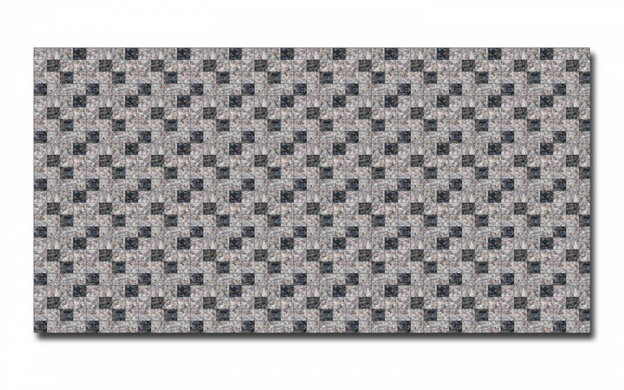 Spritzschutz Küche Historische Stein Mosaik