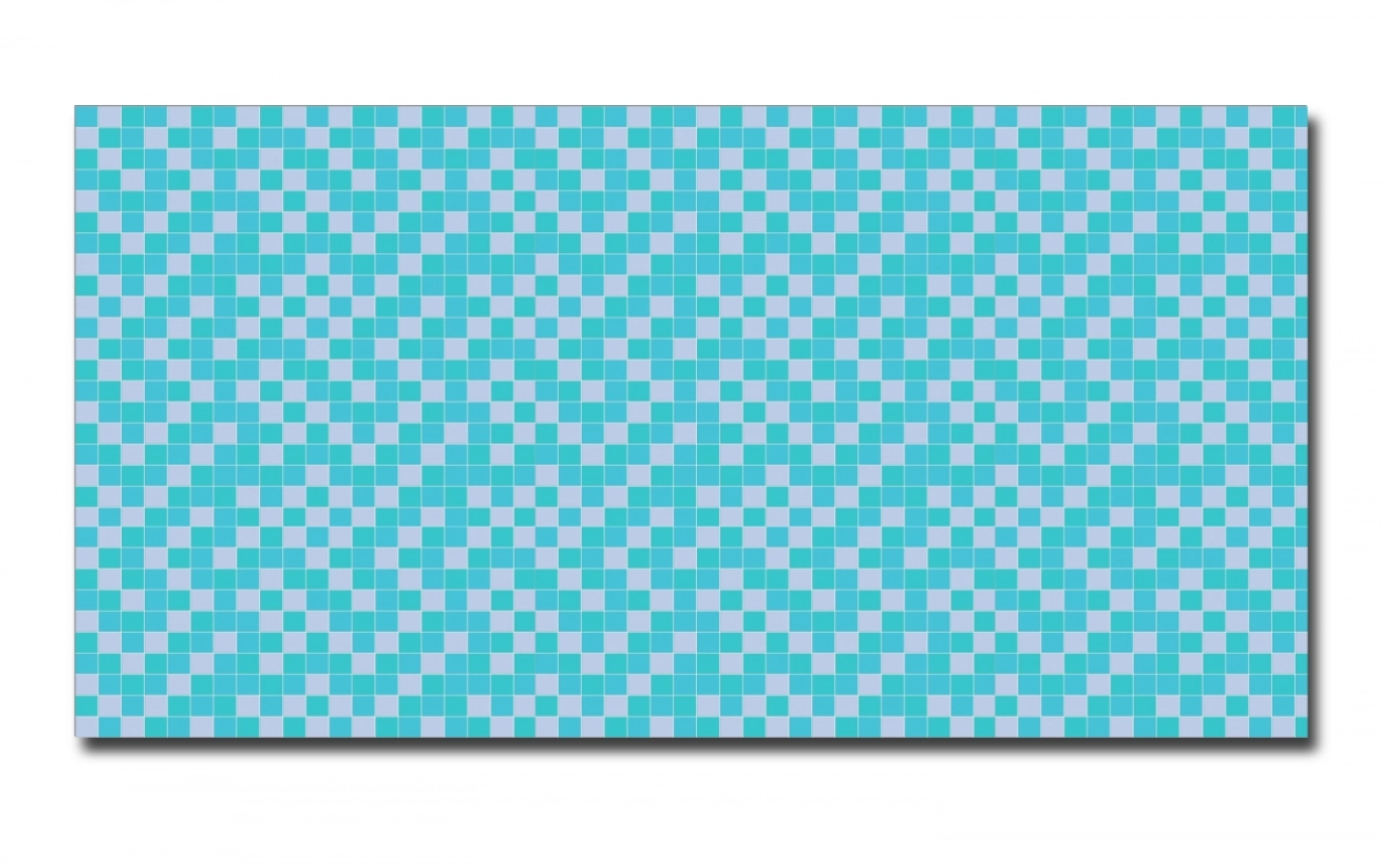 Spritzschutz Küche Aluverbund Mint Blau Mosaik
