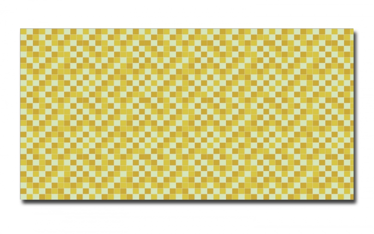 Spritzschutz Küche Hartschaumplatte Gelbe Mosaiksteine