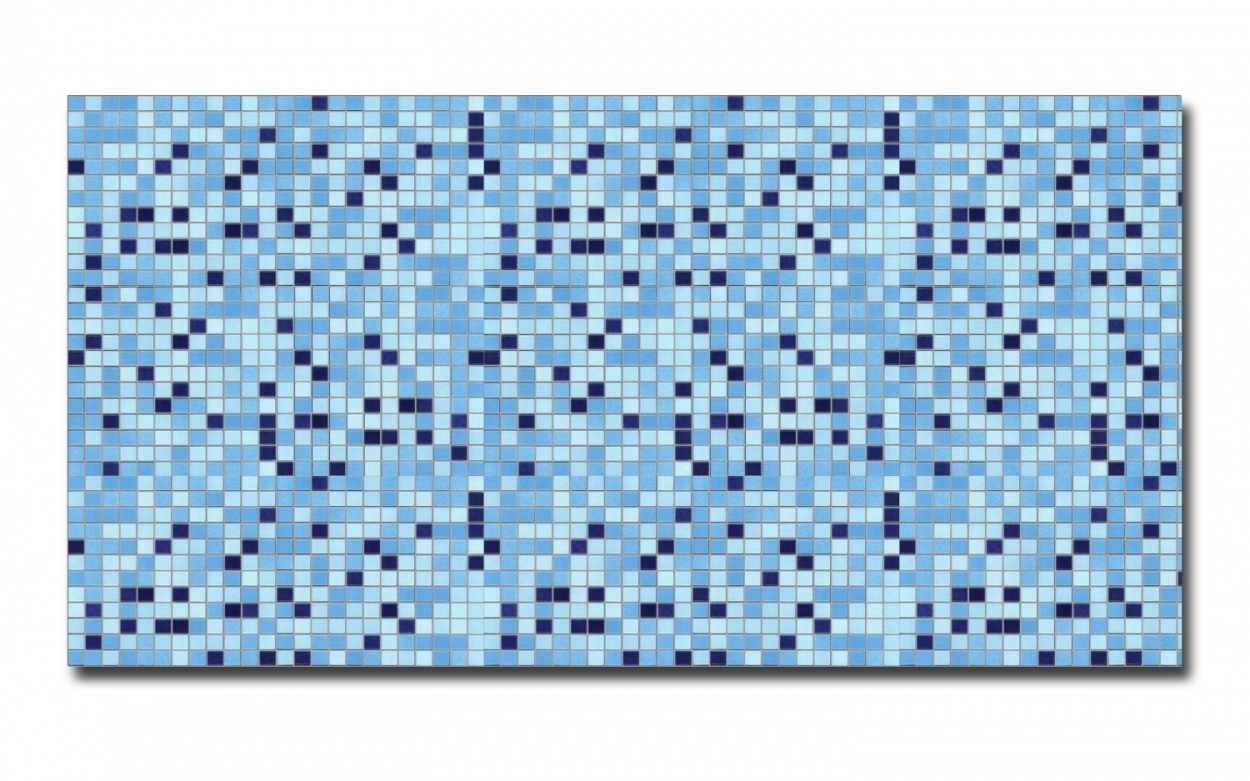 Spritzschutz Küche Acrylglas Blaue Mosaikfliese