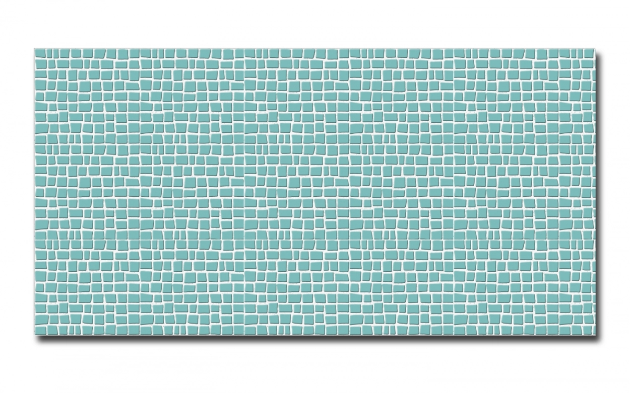 Spritzschutz Küche Aluverbund Mint Aborigine Mosaik