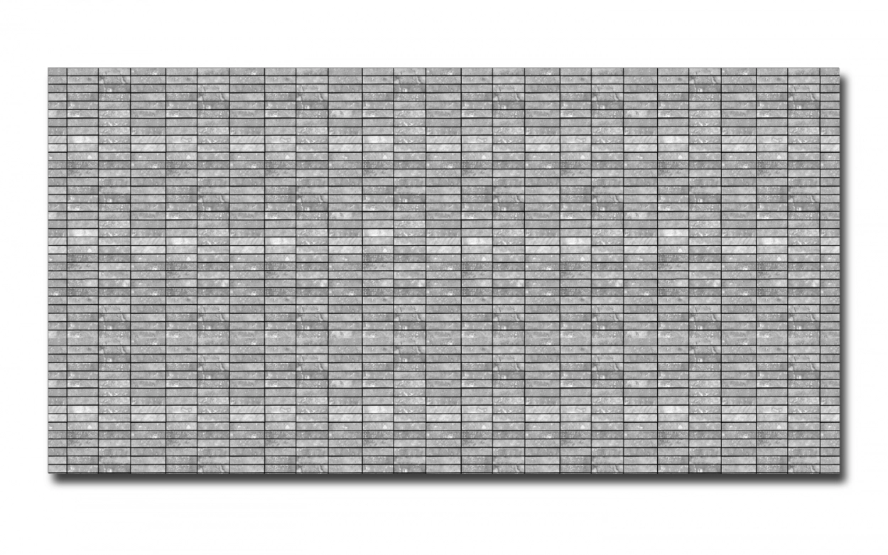 Spritzschutz Küche Hartschaumplatte Graue Mosaik