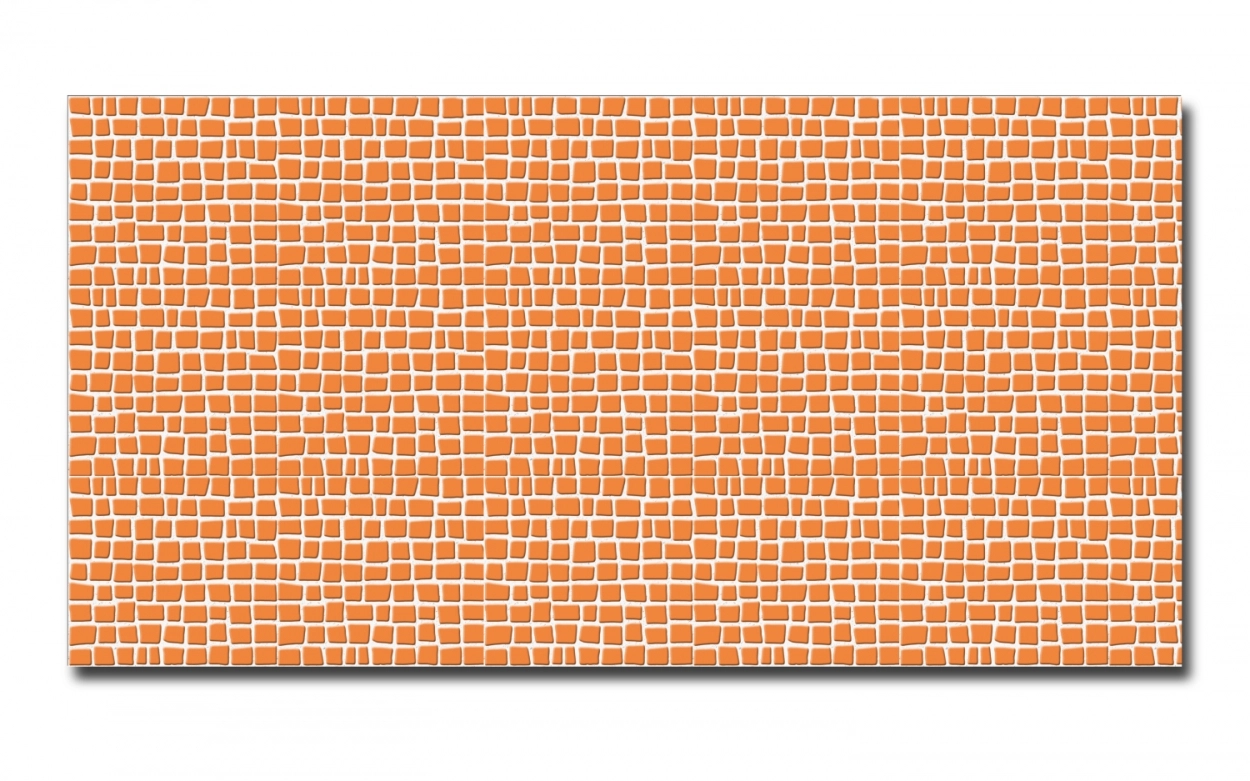 Spritzschutz Küche Acrylglas Orange Mosaik
